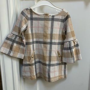 Janie and Jack 2T plaid dress NWOT